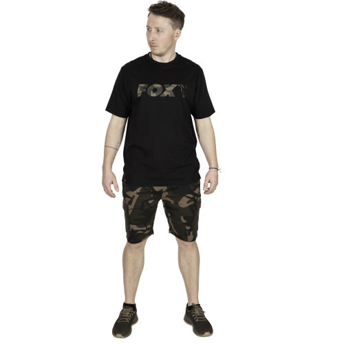 T-Shirt Fox Black / Camo Logo T Shirt