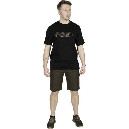 T-Shirt Fox Black / Camo Logo T Shirt