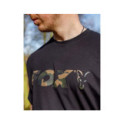 T-Shirt Fox Black / Camo Logo T Shirt