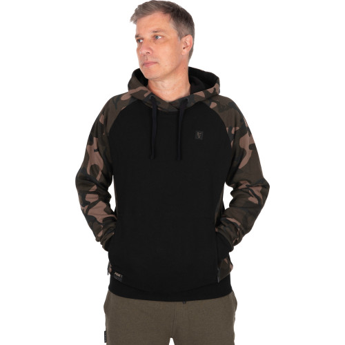 Sweat Fox Black  / Camo Pullover Premium 310 Hoodie