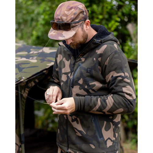 Sweat Fox Camo Full Zip Prem Sherpa 310 Hoodie