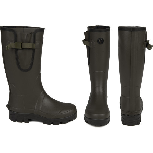 Bottes Fox Neoprene Lined Camo/Khaki Rubber Boot