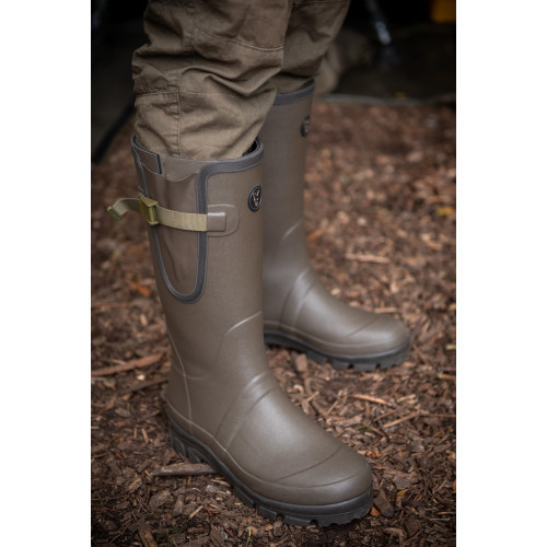 Bottes Fox Neoprene Lined Camo/Khaki Rubber Boot