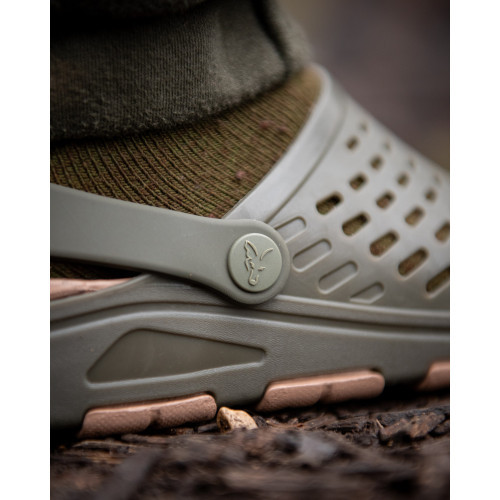 Fox Khaki Clogs