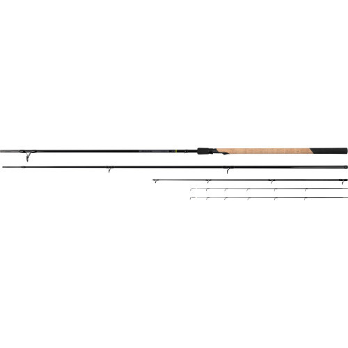 Canne feeder Matrix Aquos Ultra-D 3,7 m (12ft) avec poignée en liège et anneaux larges pour le lancer à distance.