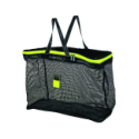 Sac filet Matrix Dip & Dry Large en maille caoutchoutée noire pour le séchage des bourriches