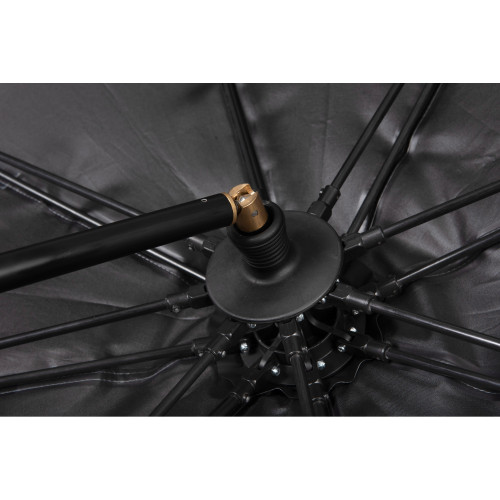 Parapluie de pêche Matrix Pro Over Brolly 115cm avec système d'inclinaison et mât acier long 2