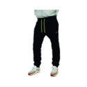Pantalon de jogging Matrix Sherpa noir avec doublure intérieure polaire épaisse et cordons de serrage Lime