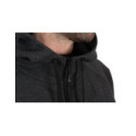 Sweat Matrix Charcoal Marl Zip Hoody