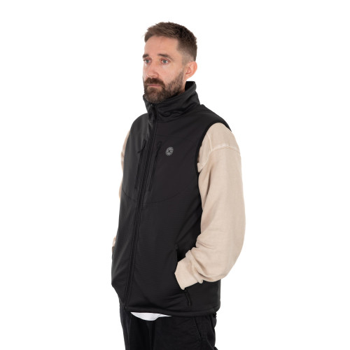 Gilet de pêche Matrix Therma-Foil noir avec doublure intérieure argentée réfléchissant la chaleur 2