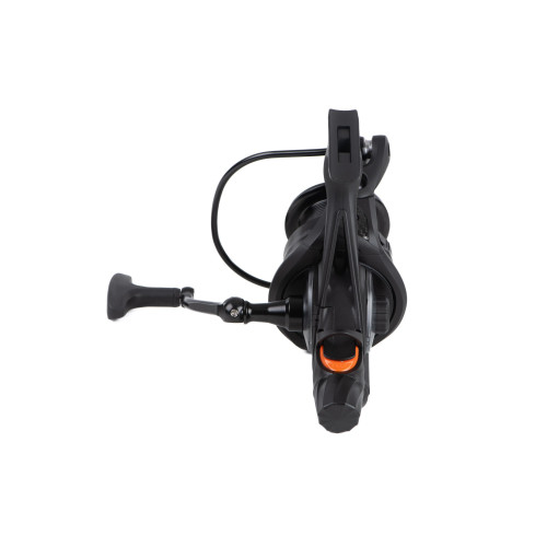 Moulinet débrayable Fox EOS 8000 FS noir mat compact avec système Free Spool pour la pêche à rôder et la carpe. 2