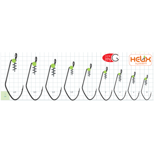 Hameçons Texans Gurza Worm 401 LEHS BN 2
