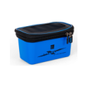 Boîte à appâts technique Preston Supera X de 1,5 litre avec son couvercle respirant en maille fine noire Ventamesh.