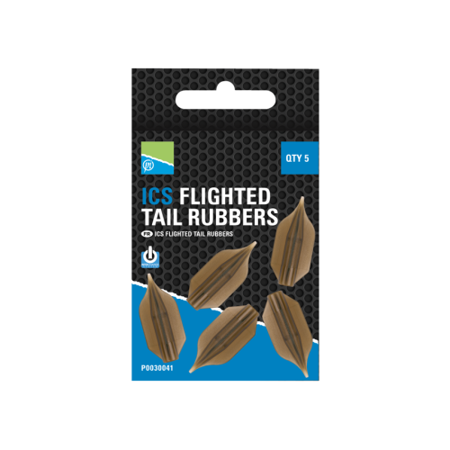 Preston Ics Flighted Tail Rubbers