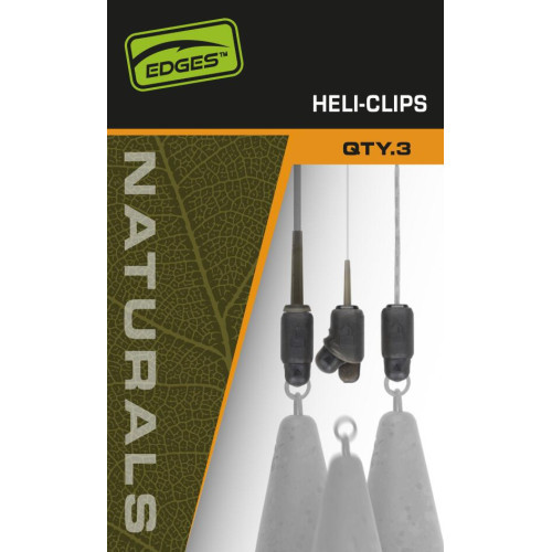 Clips Plomb Fox Edges Naturals Heli-Clip 3pcs
