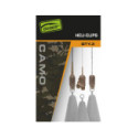 Clips Plombs Fox Edges Camo Heli-Clip 3pcs