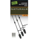 Montages Fox Edges Naturals Heli-Clip Rigs 50lb Leadcore 3pcs