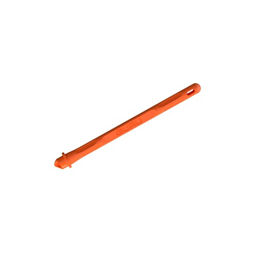 Outil Guru Speed Bander orange pour l'eschage rapide de pellets et de casters sur un élastique de montage au cheveu.