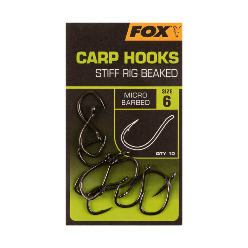 Hameçons Carpe Fox Stiff Rig Beaked