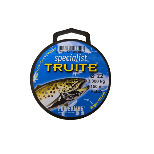 Nylon Powerline Truite Fluo 150 M