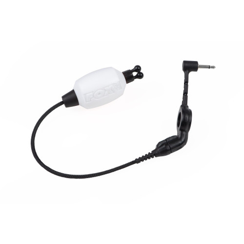 Hanger lumineux Fox Black Label Dumpy Halo Bobbin avec LED interne, cordon tressé noir et clip de ligne réglable. 2