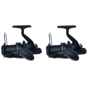Paire de moulinets carpe Orion Concept X-13 10000, robustes et puissants avec bobine longue distance et 8+1 roulements.