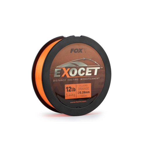 Nylon Fox Exocet Fluoro Orange Mono 1000m