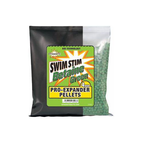 Sac de 300 grammes de pellets expander enrichis en bétaïne Dynamite Baits Swim Stim Betaine pour la pêche au coup et au feeder. 2