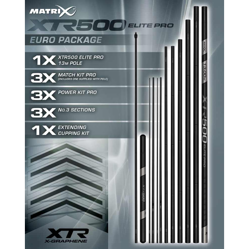 Pack Canne Au Coup Matrix XTR500 Elite Pro 13m...