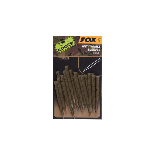 Anti Tangle Fox Edges Camo Anti Tangle Sleeves x 25