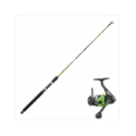 Ensemble Canne Garbolino Safari Trout Telespin - 1m50 - Télescopique En 4 Brins -