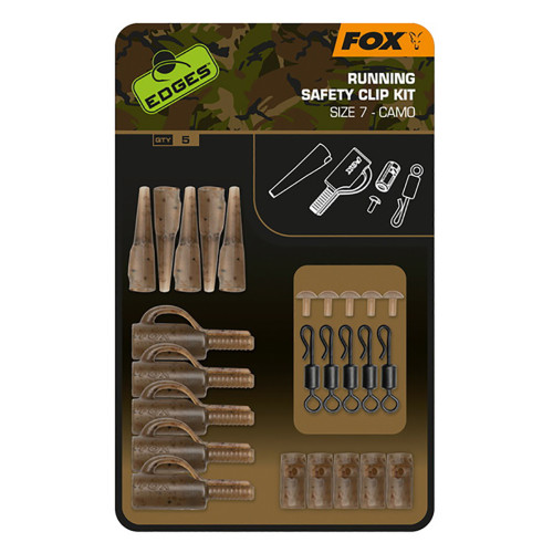 Kit Montage Fox Edges Camo Running Safety Clip Kit