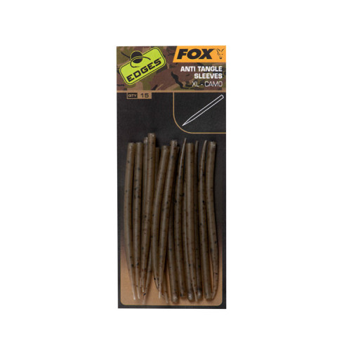 Anti Tangle Fox Edges Camo XL Anti Tangle Sleeves x 15