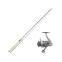 Ensemble Canne Garbolino Proxima Jetspin Tele L - 1m80 - Télescopique 5 Brins -