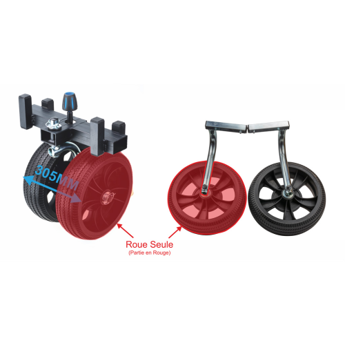 Roue Pleine Garbolino Pour Chariot Avant Ou Arriere