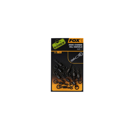 Emerillon Fox Edges Kwik Change Swivels x 10 Heli Size 7