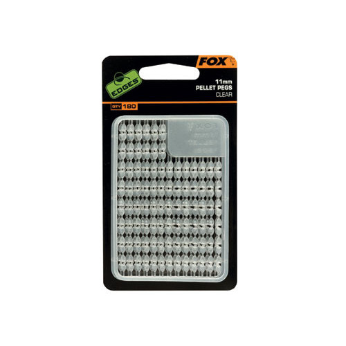 Stop Appât Fox Edges Pellet Pegs x 2 Clear