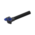Multigrip Open - Support Droit Garbolino- Eva Crante - Insert Taraude Pas Anglais - L 250mm