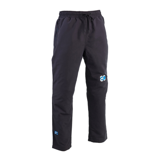 Pantalon d'été ultra-léger en microfibre noir Garbolino 80'S Series pour la pêche au coup.