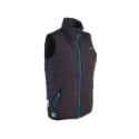 Doudoune légère sans manches de pêche noire Garbolino Body Warmer 80' Series.