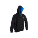 Sweat-shirt à capuche noir et bleu Garbolino Hoodie 80' Series édition anniversaire.