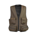 Gilet de pêche long multi-poches en microfibre respirante Garbolino Long Serenity.