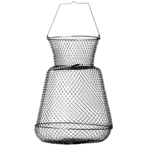 Bourriche Metal Ronde Sert 30Cm Noir