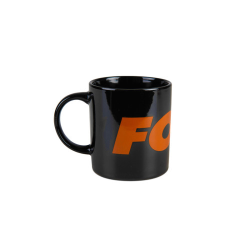 Fox Black and Orange Logo Ceramic Mug