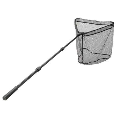 Épuisette télescopique ultra-compacte 2 sections avec filet enduit rubber SRT Rubnet LR2 150 X 2.