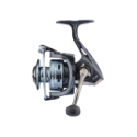 Moulinet spinning compact de pêche SRT Spencer Efi 2002 Fd avec bobine aluminium ajourée.