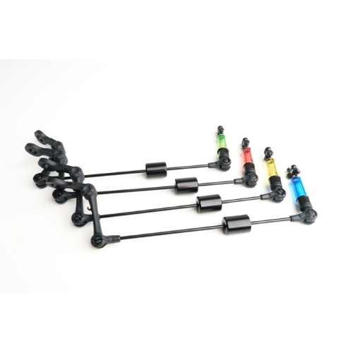 Coffret de 4 balanciers rigides mécaniques de pêche carpe Carp Instinct SRT avec masselottes de 50g.