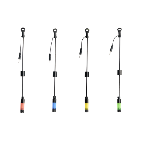 Coffret de 4 hangers lumineux souples de pêche carpe Carp Instinct SRT avec masselottes 20g.