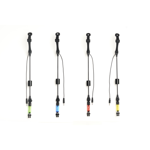 Coffret de 4 balanciers lumineux rigides de pêche carpe Carp Instinct SRT avec masselottes de 50g.