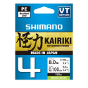 Tresse Shimano Kairiki 4 150M Mantis Green 0,100mm/6,8Kg